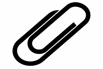 Paperclip Silhouette Vector 