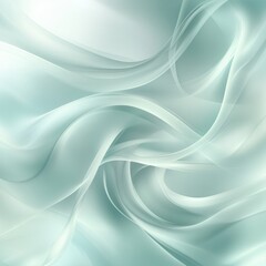 Delicate, flowing, light teal fabric