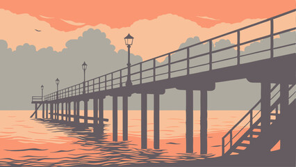 bridge over the river