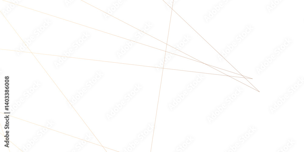 Poster abstract luxury gold geometric random chaotic lines with many squares and triangles shape. seamless 