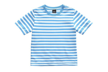 Classic blue and white striped kids t shirt perfect summer outfit soft cotton short sleeves casual