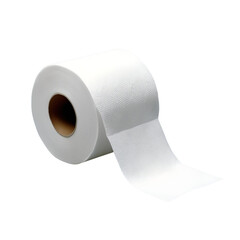roll of toilet paper toilet isolated on transparant background