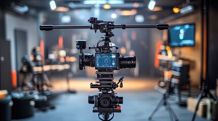 video camera operator at work