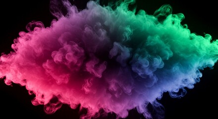 colorful smoke burst abstract background design