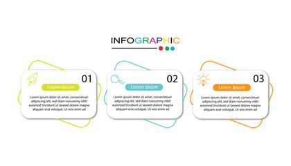 Obraz premium Infographic Venn diagram chart template for business 3 parts, options, presentation with diagram elements vector illustration.