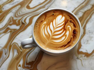 Coffee design Created with Generative AI technology