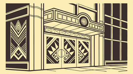 Fototapeta premium vector illustration of an ancient greek temple