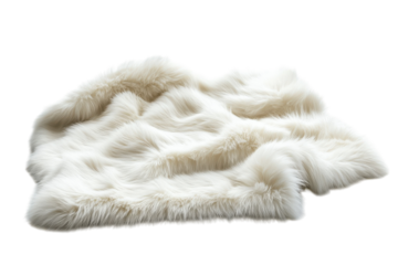 Luxurious cream faux fur throw blanket soft plush texture cozy home decor elegant and warm feel