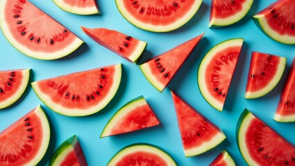 Summer Watermelon Slices: A Refreshing Visual Feast