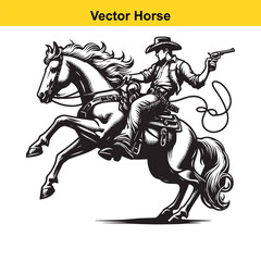 Vector Horseman