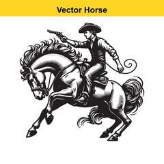 Vector Horseman