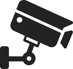 security camera isolated on transparent background 