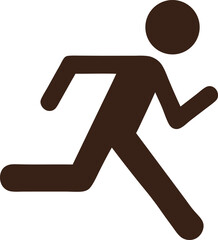 running man silhouette