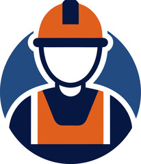 construction worker with helmet