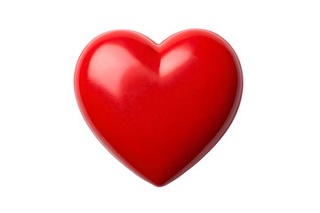 Isolated Heart Graphic. Ideal for Love, Health, and Passion Concepts.