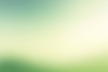 Fototapeta premium smooth gradient background featuring soft hues of green and cream, creating serene and calming atmosphere. This abstract design is perfect for various applications, including digital art