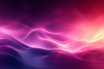 Fototapeta premium vibrant abstract background featuring smooth gradient waves in shades of pink, purple, and blue, creating dreamy and ethereal atmosphere