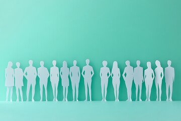 Group of Employees Showing Teamwork and Success