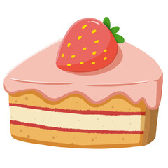 cake with strawberry