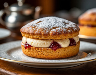 Raspberry cake. Generated by AI