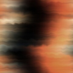 Earth strata blurry seamless pattern. Grunge ombre melange wallpaper for tie dye earthy abstract endless background. 