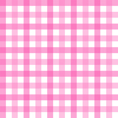 Pastel pink  gingham seamless pattern.Checkered tartan plaid repeat pattern.Geometric vector background wallpaper.
