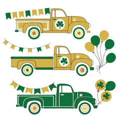 set-of-st-patricks-day-truck-vector-image-- (3).eps