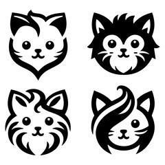 Delightful cat enjoying harmony, snugged in velvety sheets of peace