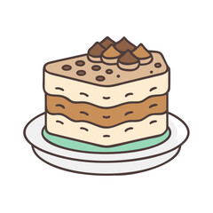 piece of chocolate cake