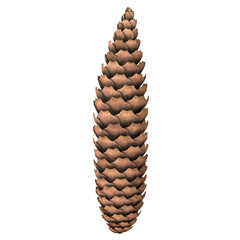 spruce cone party ornament
