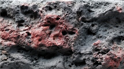 Unique lava rock texture with deep crevices and vibrant colors.