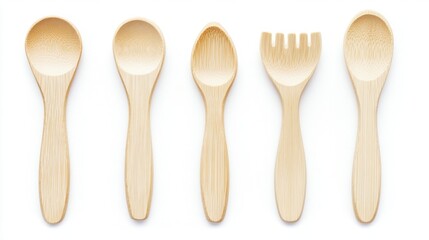 Wooden utensils for kitchen use.