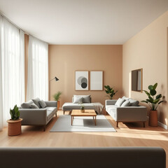 modern luxury apartment  interior