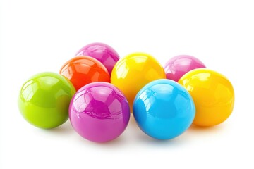 Colorful Play Balls Clustered