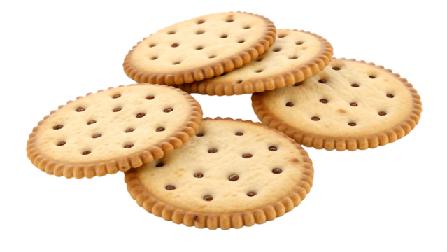 cookies on a white background