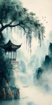 山水画 Images – Browse 1,361 Stock Photos, Vectors, and