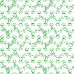 Sun Kissed Garden Seamless Vector Pattern Design