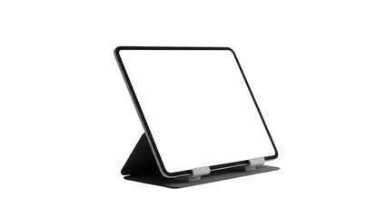 Black Tablet Stand with Adjustable Kickstand and Protective Case
