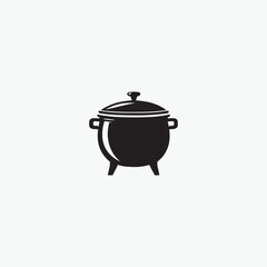 Cooking Pot Logo fully editable vector template