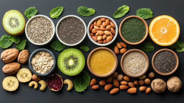 Healthy Food, Superfoods, Nutritious Meal
