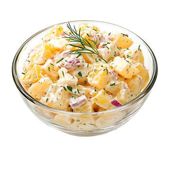 recommend clip art: Potato Salad in Bowl PNG with Transparent Background