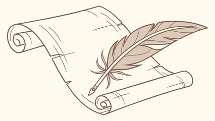 feather and ink