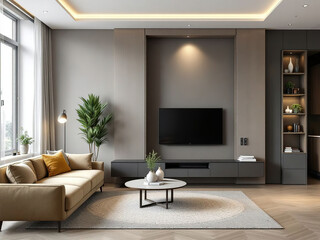 modern luxury apartment interior