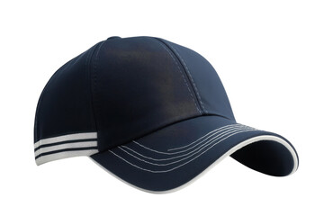 Stylish Navy Blue Baseball Cap with White Accents perfect for a sporty look Clean design