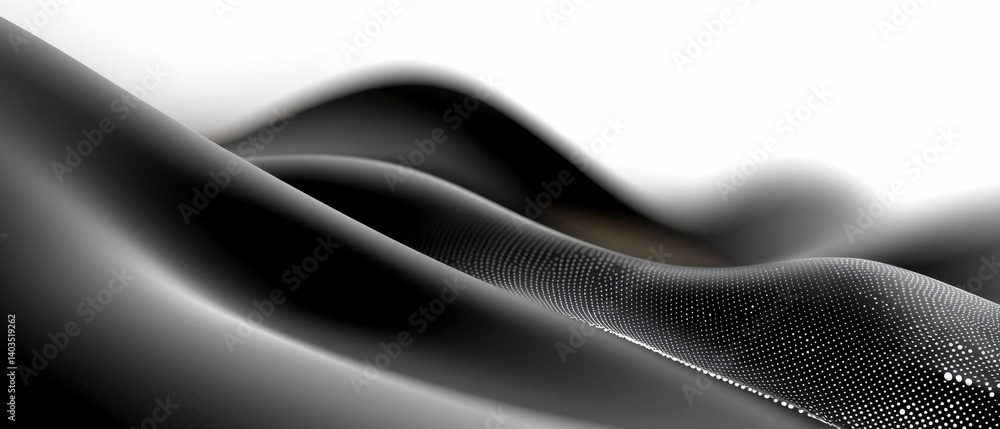 Poster sleek and modern minimalist background featuring a repeating black grid pattern with clean, geometri