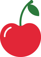cherry-fruit-flat-silhouette-vector-icon-on-Trbg .eps
