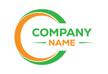 circle logo vector illustration on white background