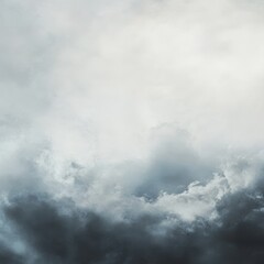 Obraz premium Cloudy sky, gray and white