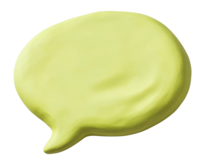 PNG Green speech bubble communication illustration conversation.