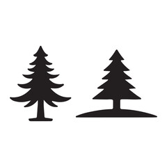 christmas tree vector illustration